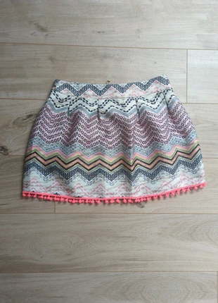 Jupe colorée, merk: Jubylee, staat: Heel goed, maat: M / 38 / 10, € 6,00, € 7,00 inclusief Kopersbescherming