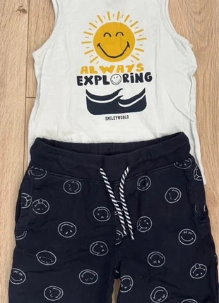 Ensemble garçon été SmileyWorld 4 ans | SmileyWorld Summer Set Boy 4Y | Conjunto niño verano 4 años, brand: Smiley, condition: Very good, size: 4 years / 104 cm, €3.50, €4.38 includes Buyer Protection