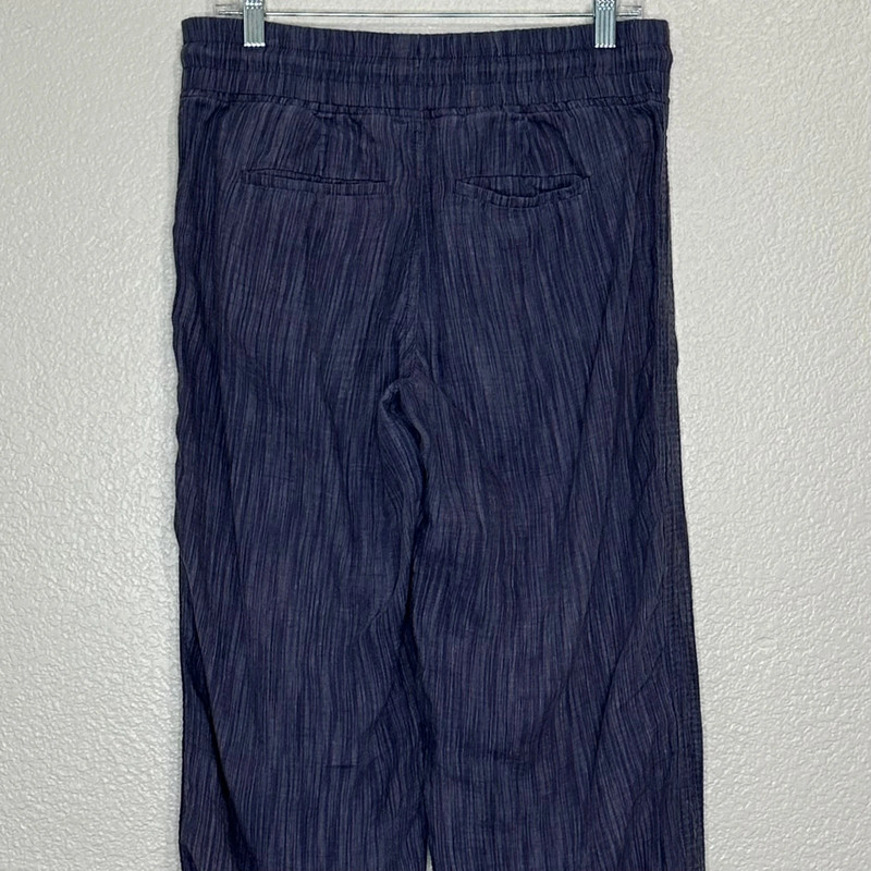 Athleta 100% Linen Cabo Textured Wide Leg Pants 5