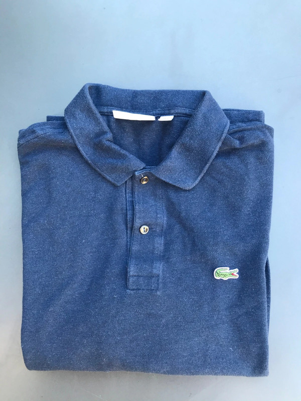 Polo Lacoste Men Manche longue Bleu Taille 4 M