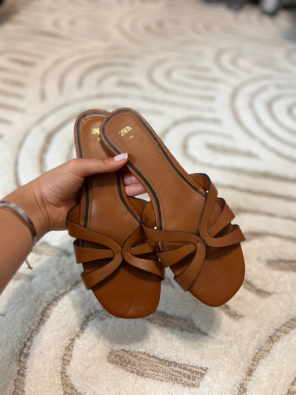Zara Brown Sandals 2