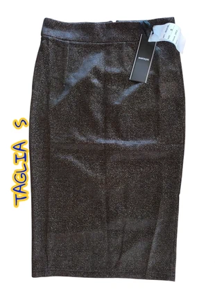 Gonna aderente effetto brillantinato - Manosque - taglia S, merk: MANOSQUE, staat: Nieuw met prijskaartje, maat: S / 36 / 8, € 3,00, € 3,85 inclusief Kopersbescherming