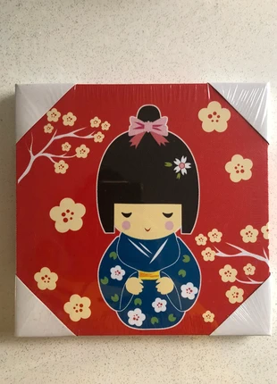Cadre enfant avec une geisha neuf, estado: Nuevo con etiquetas, tamaño: Talla única, 1,00 €, 1,75 € Protección al comprador incluida