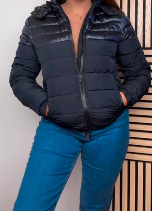 Antony Morato Doudoune Femme bleu marine Capuche Intérieur Orange Taille XS Neuf avec Étiquette, merk: Antony Morato, staat: Nieuw met prijskaartje, maat: XS / 34 / 6, € 68,00, € 72,10 inclusief Kopersbescherming Pro