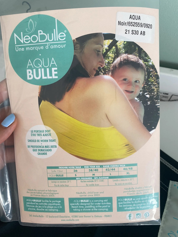 Neobulle Aquabulle Water Sling - Best Price and Fast Delivery