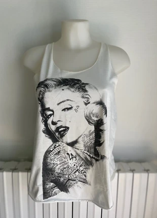 Débardeur Marylin Monroe, brand: Marilyn Monroe, condition: Very good, size: M / 38 / 10, €8.50, €9.63 includes Buyer Protection