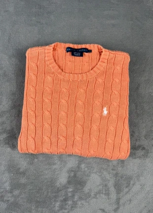 Torsadé Polo Ralph Lauren col rond | Taille S | Orange logo blanc, marca: Ralph Lauren, estado: Muito bom, tamanho: S / 36 / 8, €39.90, €42.60 inclui Proteção do Comprador