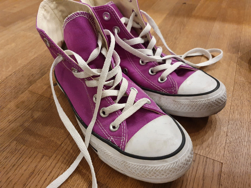 Pinke hohe Converse Schuhe Chucks Gr e 36.5 Vinted