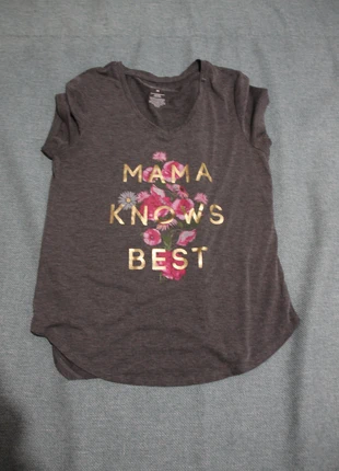 tee shirt gris avec fleurs, marque: Apt. 9, état: Neuf avec étiquette, taille: M / 38 / 10, 3,00 €, 3,85 € Protection acheteurs incluse