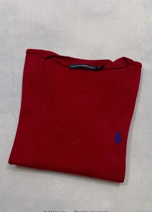 T-shirt Polo Ralph Lauren col en V Femme Rouge 100% coton - Taille Xs /1009R, marque: Ralph Lauren, état: Très bon état, taille: XS / 34 / 6, 21,00 €, 22,75 € Protection acheteurs (Pro) incluse