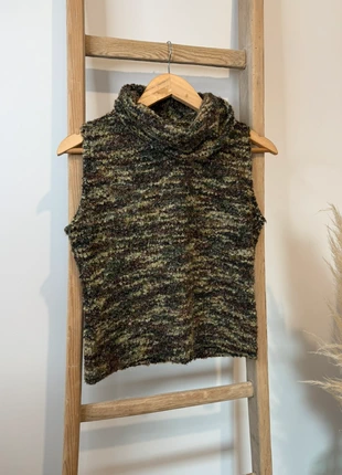 Pull sans manches col roulé vintage, marque: ici et maintenant, état: Très bon état, taille: M / 38 / 10, 10,00 €, 11,20 € Protection acheteurs (Pro) incluse