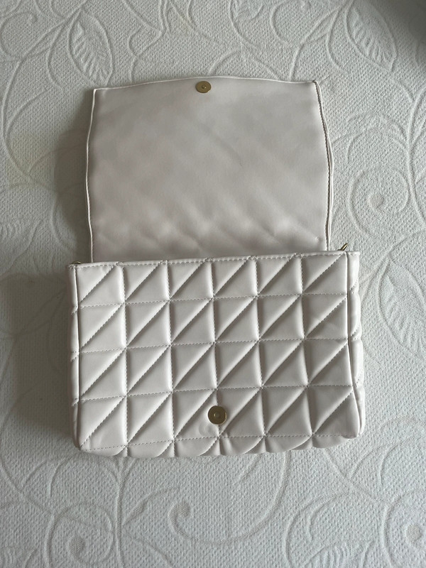 Cream Zara clutch 2