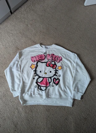 Hello Kitty oversized sweatshirt, graffiti design, brand: Hello Kitty, condition: Very good, size: S / 8, £4.00, £4.90 includes Buyer Protection