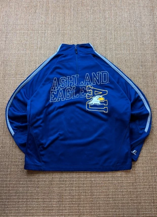 Pull Russell Athletic 1/4 zip violet Ashland Eagles print USA 2000s Dri-Power M homme #0387, brand: Russell Athletic, condizioni: Ottime, taglia: M, €30.00, €32.20 include la Protezione acquisti Pro