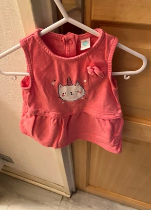 Tunique, rose, merk: TEX, staat: Heel goed, maat: 6-9 maanden / 68 cm, € 1,00, € 1,75 inclusief Kopersbescherming