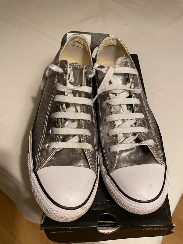 Converse plata hombre