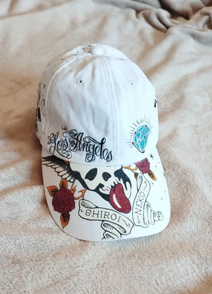 Vintage Ed Hardy y2k Style cap/hat unisex 90s, merk: Vintage Dressing, staat: Goed, maat: Universele maat, € 14,99, € 16,44 inclusief Kopersbescherming