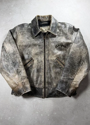 Vintage Bomber Chevignon Cuir Heavy Leather Jacket, marca: Chevignon, estado: Muy bueno, tamaño: M, 300,00 €, 315,70 € Protección al comprador Pro incluida