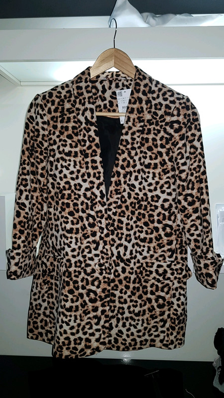 manteau leopard camaieu