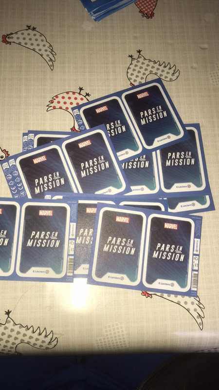 80 pochette marvel Leclerc carte - Marvel