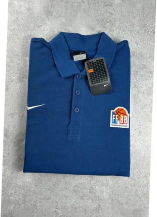 Polo Nike FFBB basketball Neuf | Bleu / Marine logo brodé | Taille M, condition: New with tags, size: M, €18.00, €19.60 includes Buyer Protection Pro