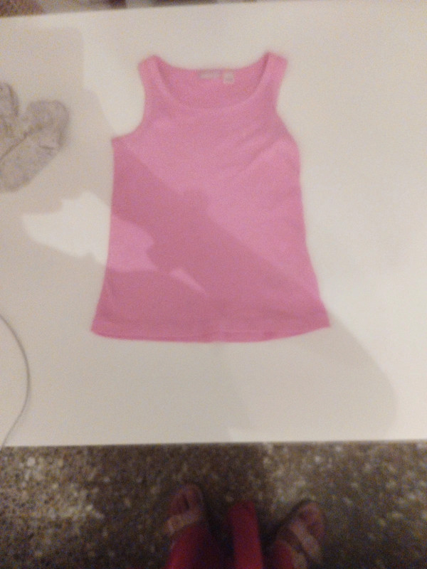 Camiseta de tirantes rosa 1