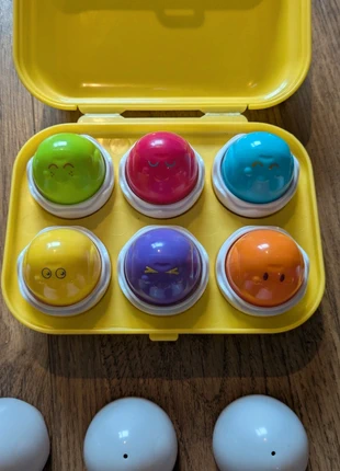 Complete Tomy Hide & Squeak Eggs – Matching & Squeaky Toy, brand: Tomy, condition: Good, size: One size, £4.00, £4.62 includes Buyer Protection