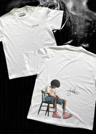 T-shirt graphique IZHAO – Jeune créateur – Édition limitée – Taille L, marque: Izhao, état: Neuf avec étiquette, taille: L, 35,00 €, 37,45 € Protection acheteurs incluse