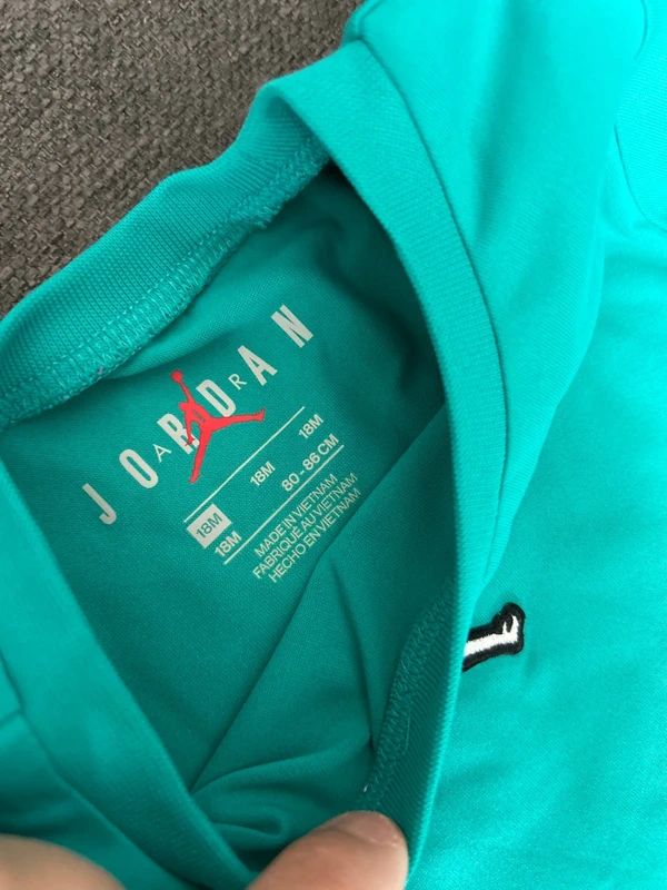 Robe manches courtes air Jordan bébé fille, 18 mois, verte - photo numéro 2