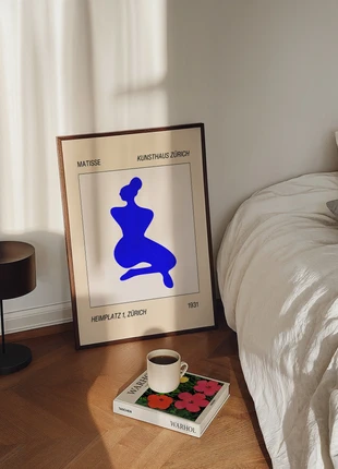 Blauwe vrouw matisse Poster available in multiple sizes / Poster in meerdere formaten, staat: Nieuw met prijskaartje, € 9,00, € 10,15 inclusief Kopersbescherming Pro