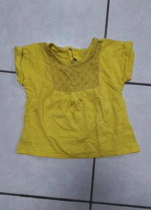 Zomers tshirt, brand: Obaïbi, condizioni: Buone, taglia: 9-12 mesi / 74 cm, €1.00, €1.75 include la Protezione acquisti