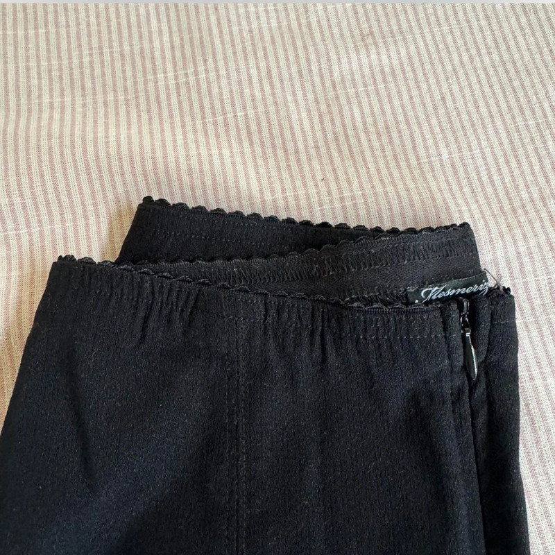 Vintage Black Cigarette Capri Pants 3