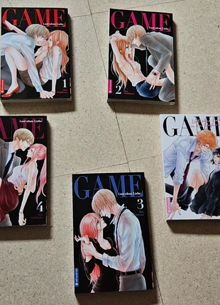 Game Lust ohne Liebe Band 1 bis 4 und Band 1 von Highschool, staat: Heel goed, € 25,00, € 26,95 inclusief Kopersbescherming