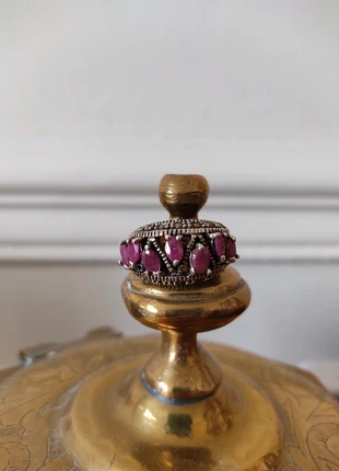 Bague en argent massif et pierres semi-précieuses , marke: Argent, zustand: Sehr gut, größe: 62.2 mm / 19.8 mm Ø, 60,00 €, 63,70 € inklusive Vinted-Käuferschutz