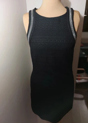 Robe chic courte noire The Kooples – Taille 0, Xs, 34  – Col bijou argenté – Zip dos, brand: The Kooples, condition: Very good, size: XS / 34 / 6, €55.00, €58.45 includes Buyer Protection