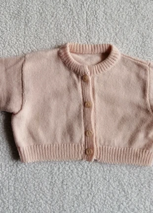 Bolerino nuovo artigianale in pura lana rosa confetto, état: Neuf sans étiquette, taille: 9-12 mois / 74 cm, 7,00 €, 8,05 € Protection acheteurs incluse