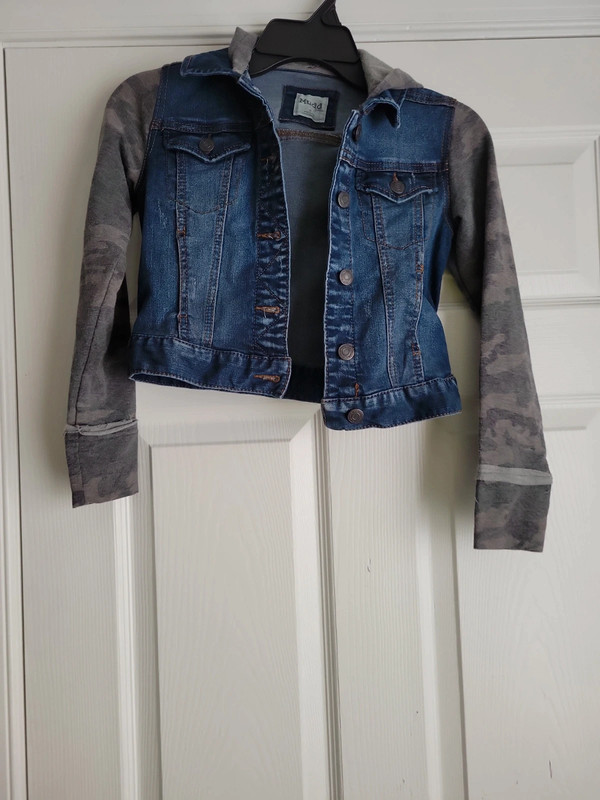 Mudd Girl's Distressed Denim Jacket 2