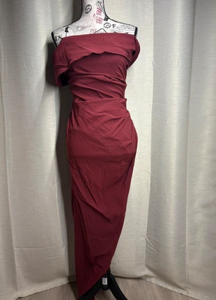 Robe Bordeaux asymétrique, condition: Very good, size: S / 36 / 8, €5.00, €5.95 includes Buyer Protection