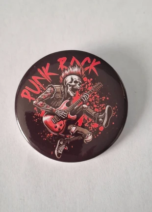 badge squelette, squelette, crane, tete de mort, mort, gothique, punk, rock, brand: Gypsy Soul, condition: Very good, €3.99, €4.89 includes Buyer Protection Pro