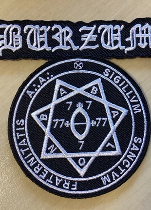 Patch black métal BURZUM, brand: Revers, condition: New without tags, €6.00, €7.00 includes Buyer Protection
