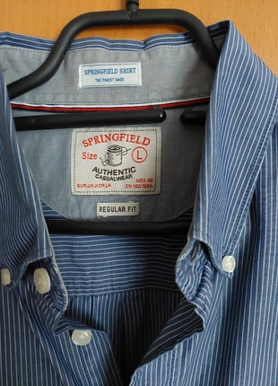 Schönes Streifenhemd, marque: Springfield, état: Neuf sans étiquette, taille: L, 3,00 €, 3,85 € Protection acheteurs incluse