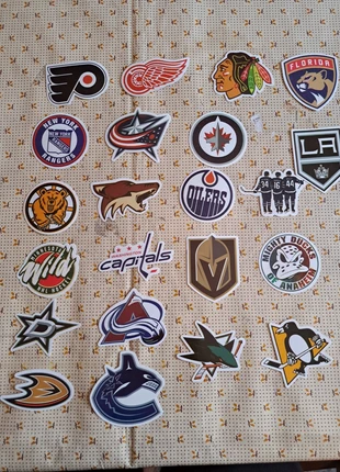 Lotto 22 adesivi stickers squadre NHL Hockey, estado: Nuevo con etiquetas, 8,50 €, 9,63 € Protección al comprador incluida