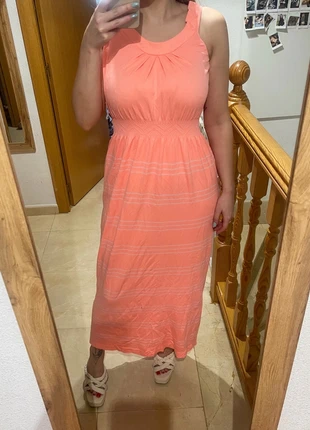 Vestido largo elástico coral, marque: Local, état: Très bon état, taille: L / 40 / 12, 12,00 €, 13,30 € Protection acheteurs incluse