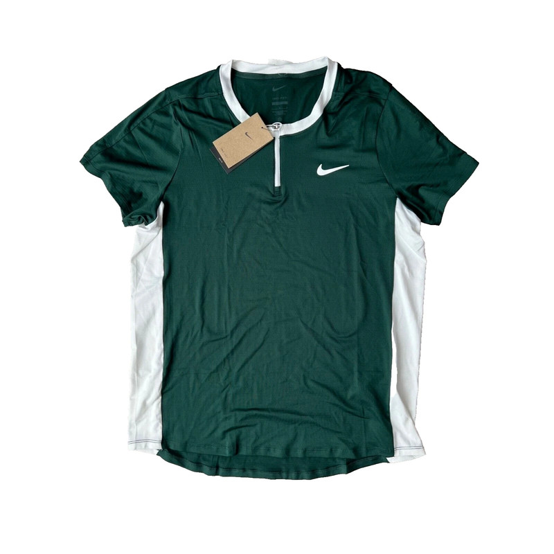 Nike Court Dri-Fit Advantage Polo Tee Pro Green/ White ( L ) 1