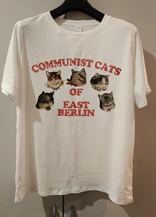 T-shirt "Communist cats of East Berlin" taglia XL, merk: no brand, staat: Heel goed, maat: XL, € 13,00, € 14,35 inclusief Kopersbescherming