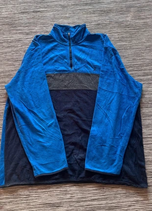 Polaire 1/4 zippée Nautica bleu - XXXL Homme, marque: Nautica, état: Très bon état, taille: XXXL, 10,00 €, 11,20 € Protection acheteurs incluse