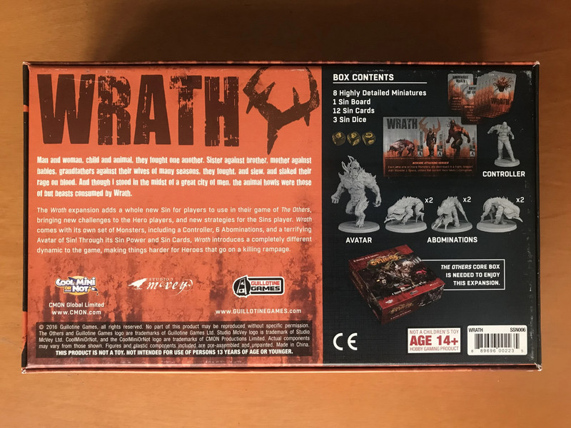 The Others: Wrath Expansion Espansione - CMON - Sleeved cards - Carte imbustate 2