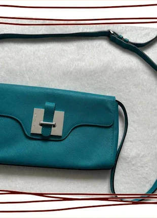 Sac Le Tanneur – Cuir grainé turquoise & intérieur fuchsia, merk: Le Tanneur, staat: Nieuw zonder prijskaartje, € 110,00, € 116,20 inclusief Kopersbescherming