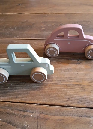 Little Dutch houten auto en pickup, merk: Little Dutch, staat: Heel goed, maat: Universeel, € 7,00, € 8,05 inclusief Kopersbescherming