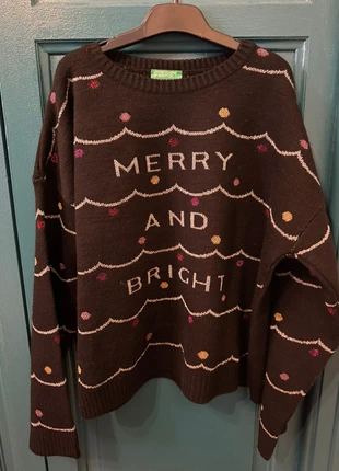 Pull de Noël fille, brand: United Colors of Benetton, condizioni: Ottime, taglia: 11 anni / 146 cm, €8.00, €9.10 include la Protezione acquisti